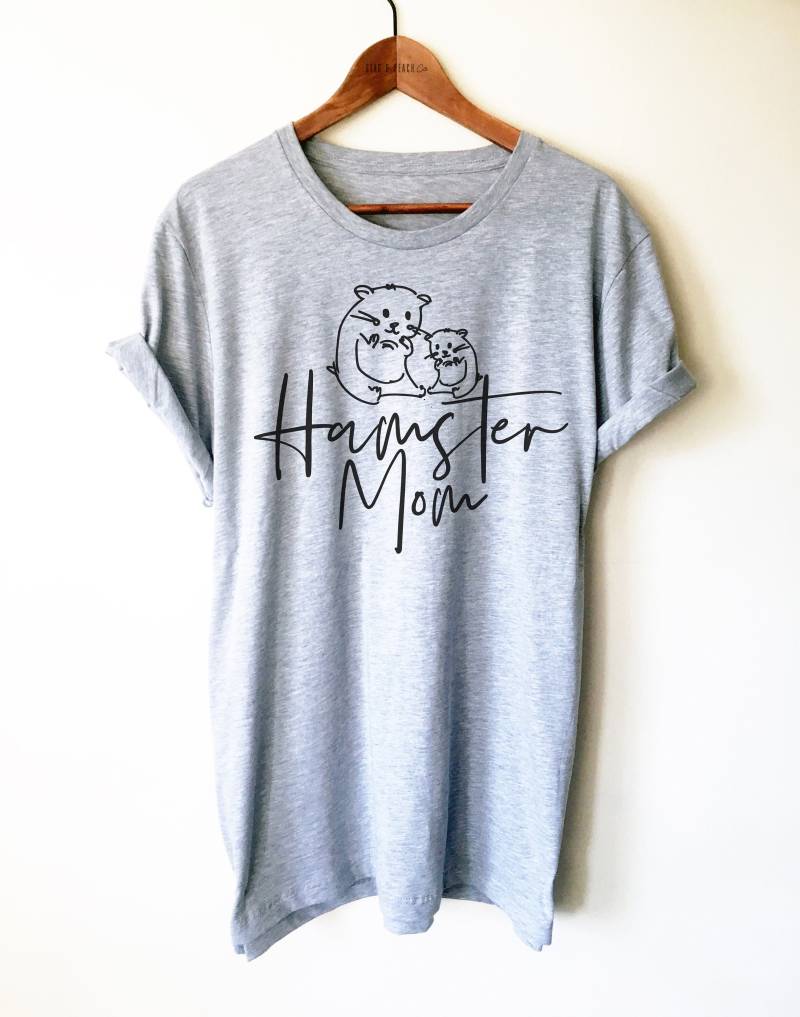 Hamster Shirt - Mama Unisex Shirt, Lustiges Geschenk, Liebhaber Haustier T-Shirt, Süßes Nagetier T-Shirt von StagandPeachCo