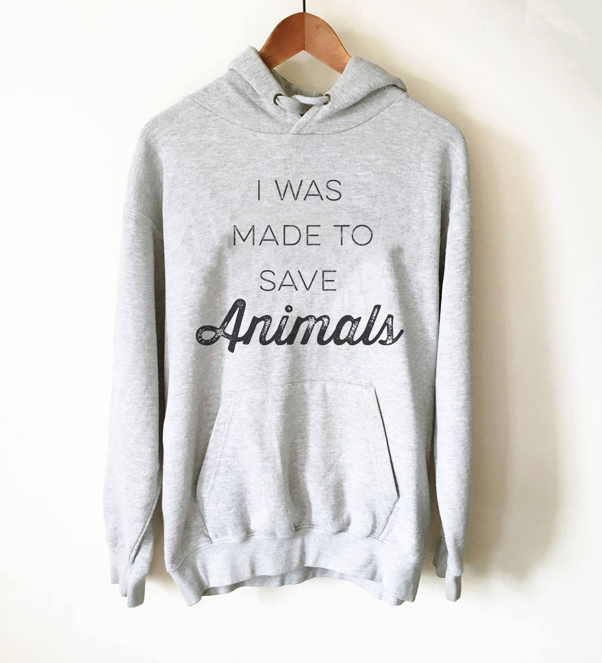 Ich Wurde Gemacht, Um Tiere Hoodie Zu Retten - Rettungs-T-Shirt | Rettungshund Tshirt Tierrettung Shirt Veterinär-T-Shirt Tierarzt Tshirts Vegan-Hemd von StagandPeachCo