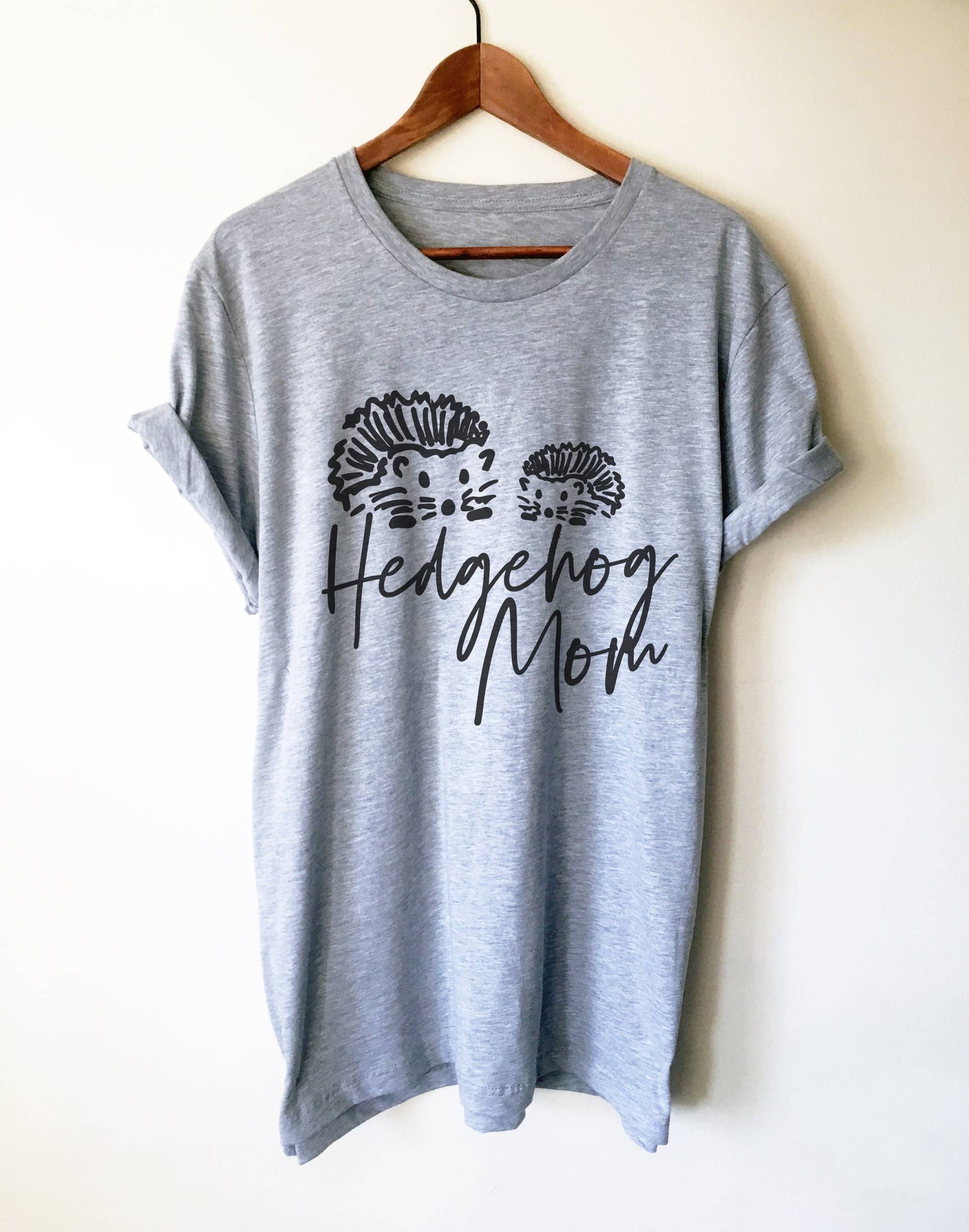 Igel Mama Unisex Shirt - Shirt, Geschenke, Liebhaber, Lustiges Tier Geschenk von StagandPeachCo