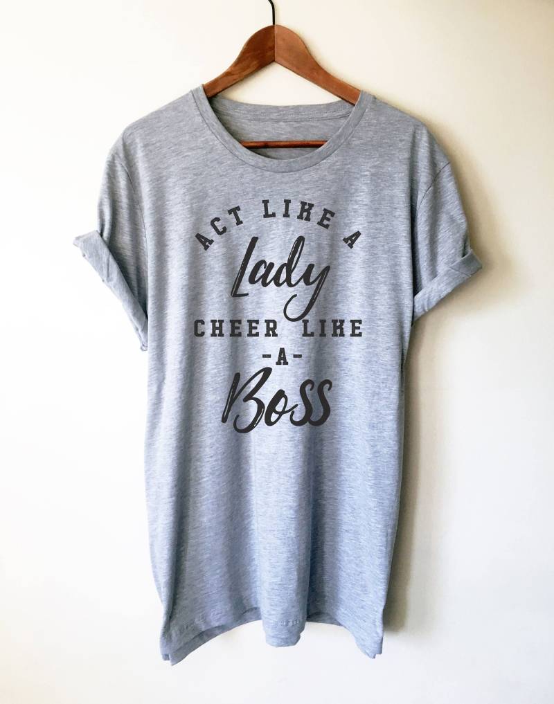 Jubeln Wie Ein Boss Unisex Shirt, Cheerleader Cheer Coach Geschenk, Mutter Von Shirt Jubeln Wie Ein Boss Unisex Shirt, Cheerleader Cheer Coach Geschenk, Mutter Von Shirt von StagandPeachCo