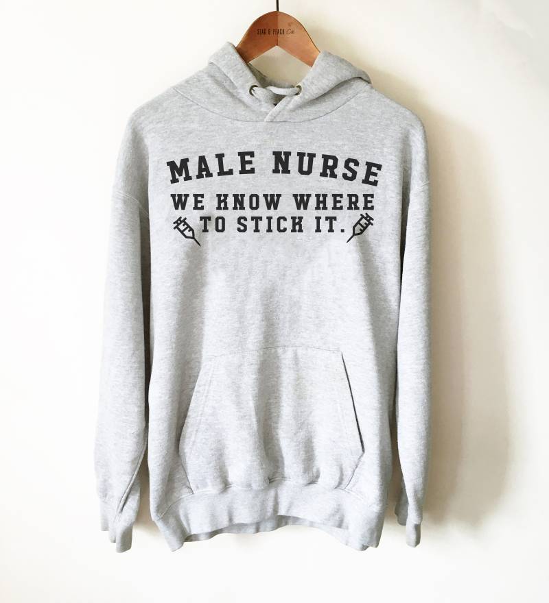 Krankenschwester Geschenk Für Ihn - Unisex Hoodie, Murse Shirt, Lustiges Sweatshirt, Männliche Wertschätzung, Krankenpflege Schüler von StagandPeachCo