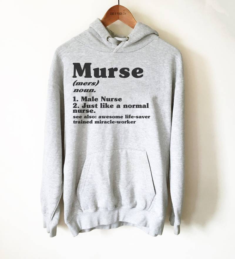 Krankenschwester Unisex Hoodie - Murse Shirt, Geschenk, Abschlussgeschenk, Papa Wertschätzung Geschenk von StagandPeachCo