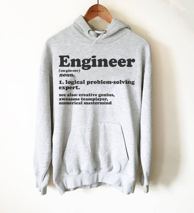 Mechaniker Unisex Hoodie - Techniker Definition Shirt, Chemietechniker Geschenk, Abschluss Shirt von StagandPeachCo