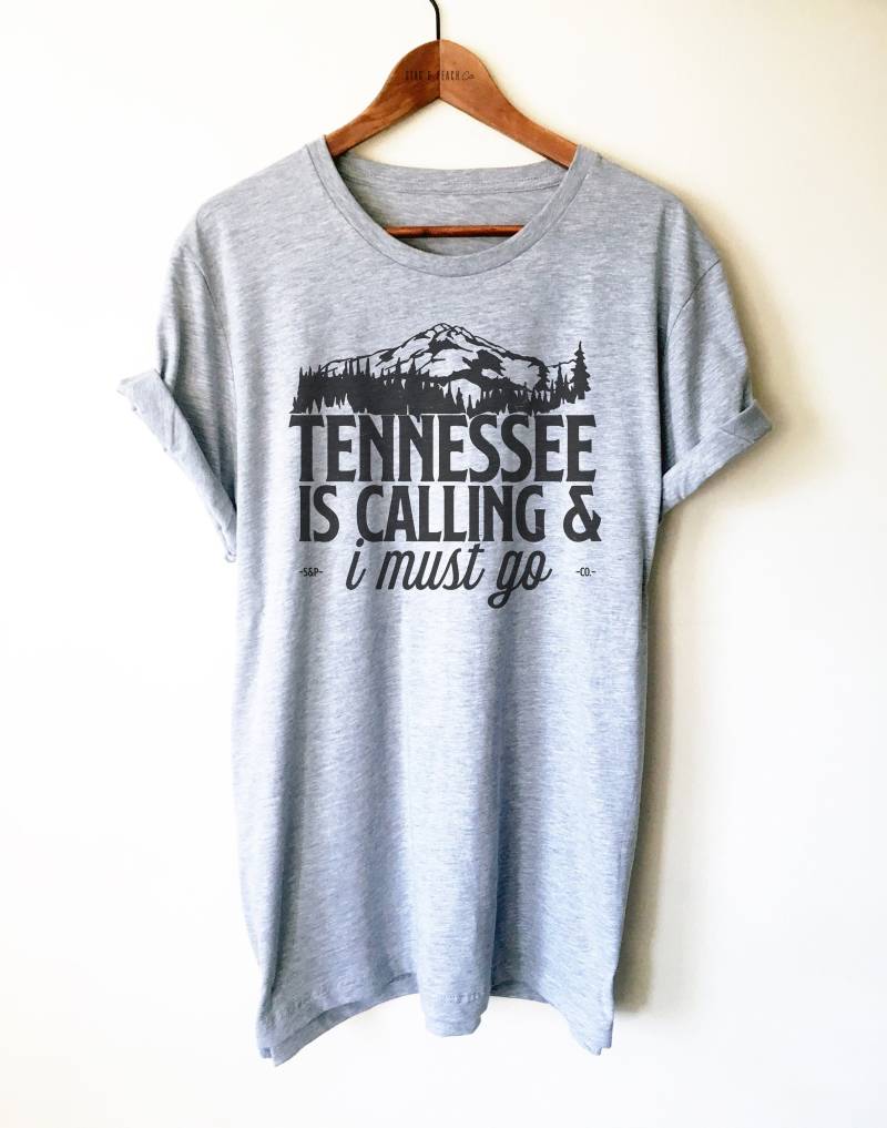 Tennessee Ruft Unisex Hemd - Zustand Hemd, Nashville Memphis Landhemd, Geschenk, Smoky Mountains von StagandPeachCo