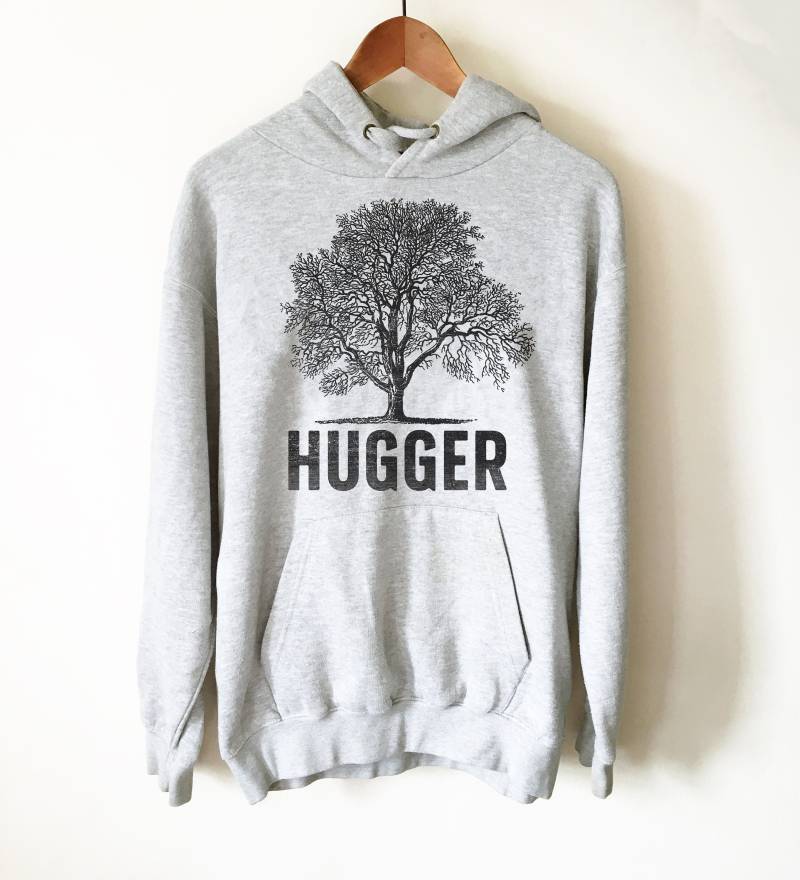 Tree Hugger Hoodie - Ökologe Shirt, Earth Day Umwelt-T-Shirt, Natur Klimawandel Rettet Den Planeten von StagandPeachCo