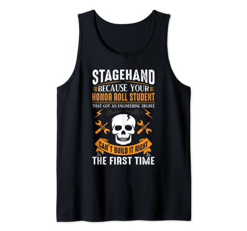 Herren Damen I'm A Stagehand T-Shirt Tank Top von Stagehand Funny Tee