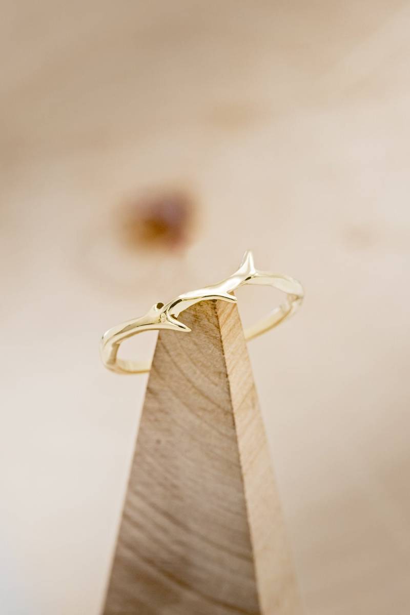 "Die "Artemis" - 14K Gold Antler Style Stacking Band Hirschkopf Designs." "Die "Artemis" - 14K Gold Antler Style Stacking Band Hirschkopf Designs." von StagheadDesigns