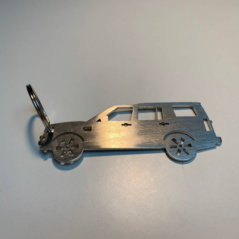 Landrover Discovery 4 Schlüsselanhänger, Edelstahl von StahlzeitDesign