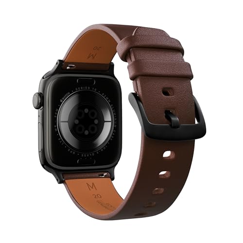 Stailer Uhrenarmband für Apple Watch, braun, 42mm 44mm 45mm, Echtes Leder, Ersatzarmband kompatibel mit Series 8 7 6 5 4 3 2 1 SE SE2, italienisches Anilinleder, Edelstahl Metall Schließe 316L Stailer Uhrenarmband für Apple Watch, braun, 42mm 44mm 45mm, Echtes Leder, Ersatzarmband kompatibel mit Series 8 7 6 5 4 3 2 1 SE SE2, italienisches Anilinleder, Edelstahl Metall Schließe 316L von Stailer