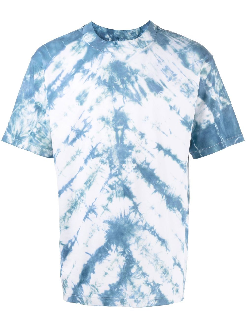 Stain Shade T-Shirt mit Batikmuster - Blau von Stain Shade