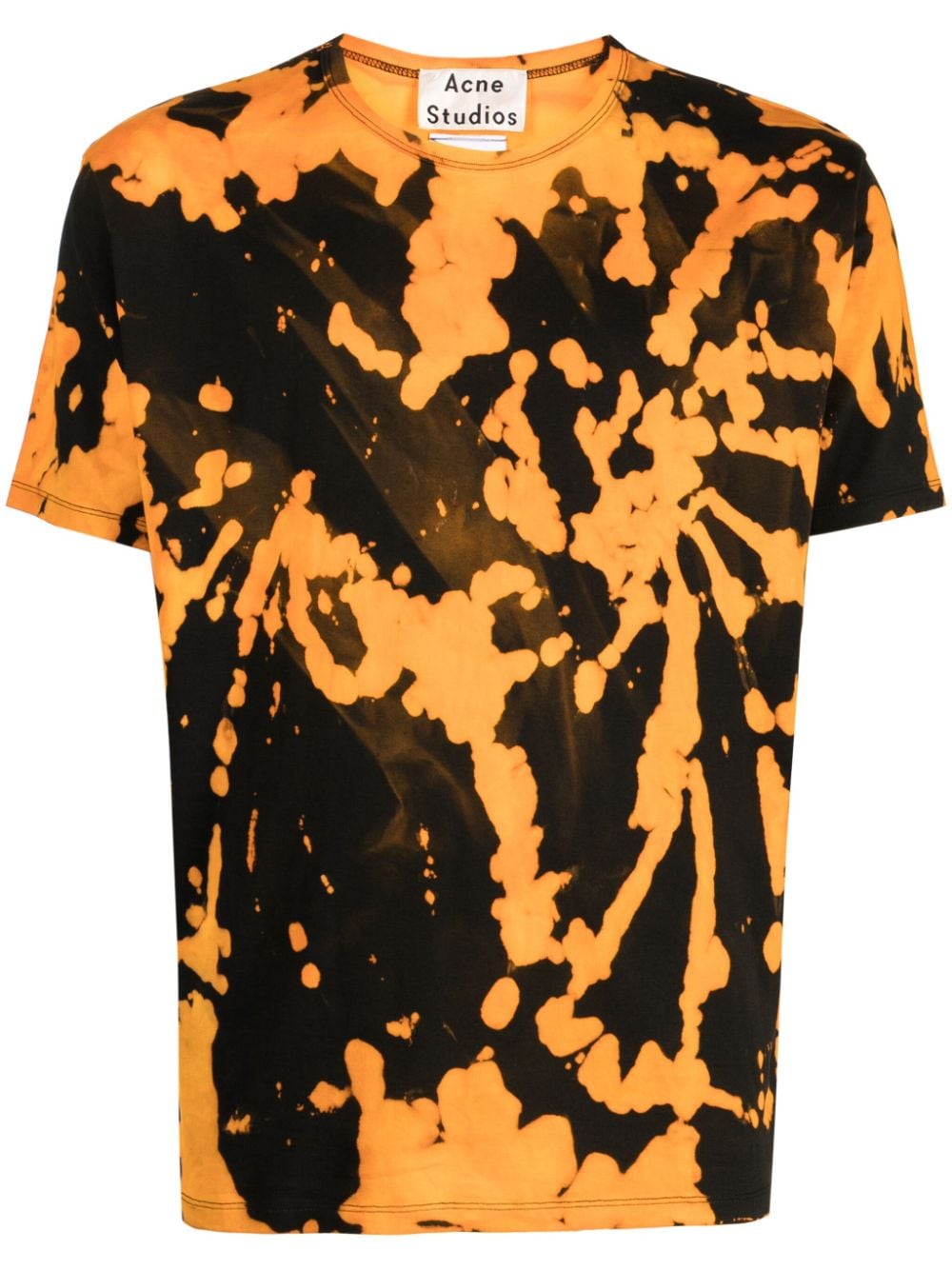 Stain Shade T-Shirt mit Batikmuster - Schwarz von Stain Shade