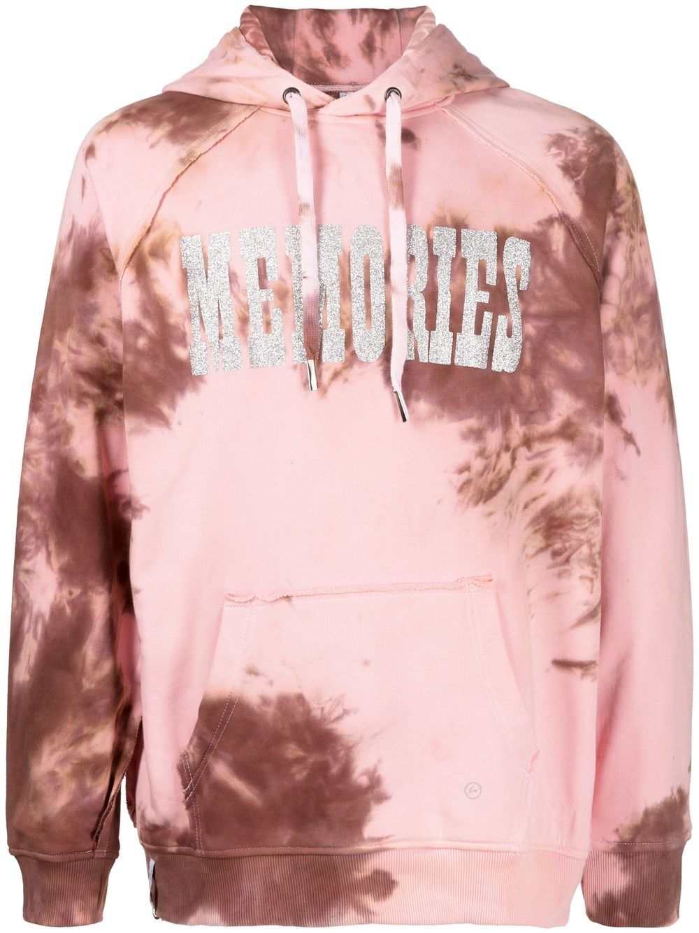 Stain Shade x Hiroshi Fujiwara Hoodie mit Batikmuster - Rosa von Stain Shade