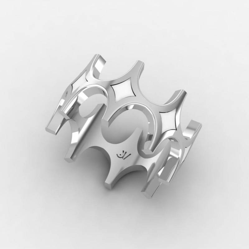 Star Ring Silver Men | Minimalist Statement Y2K Jewelry Streetwear Gift Idea von StainlessJV