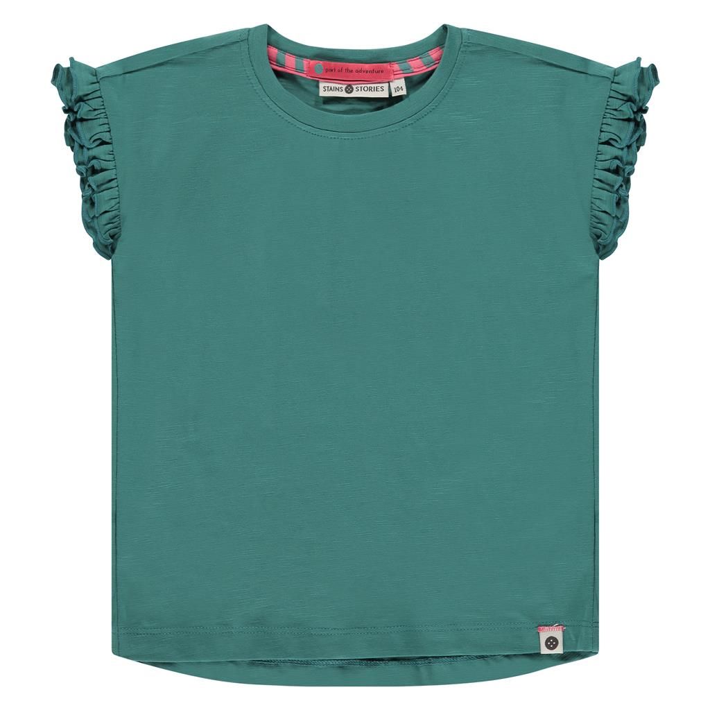Stains & Stories (Babyface) T-Shirt Sommer emerald von Stains Stories