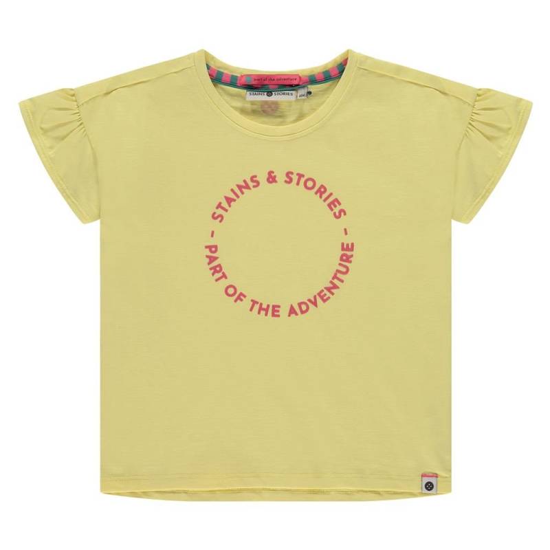 Stains & Stories (Babyface) T-Shirt Sommer gelb von Stains Stories