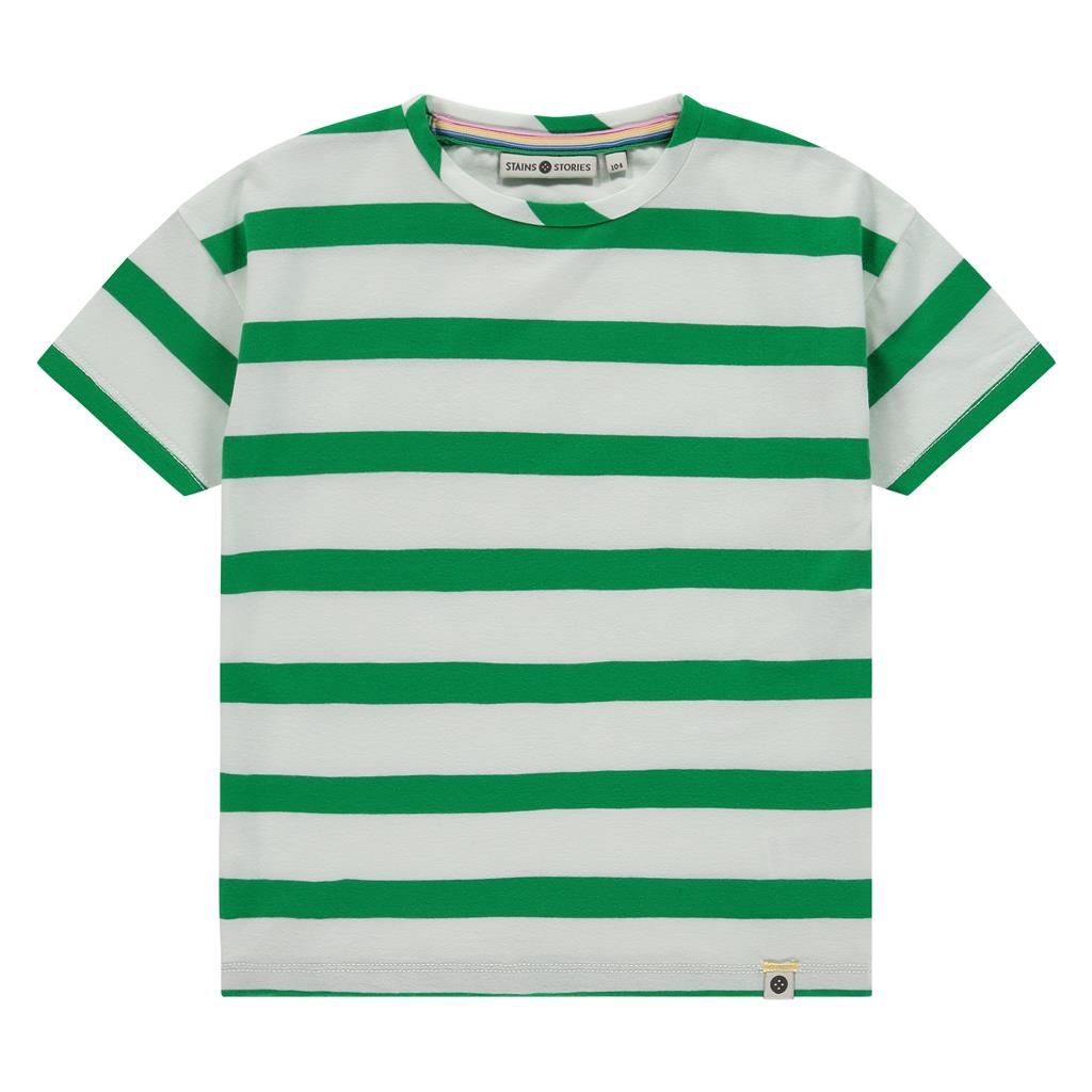 Stains & Stories (Babyface) T-Shirt grün Junge Sommer von Stains Stories