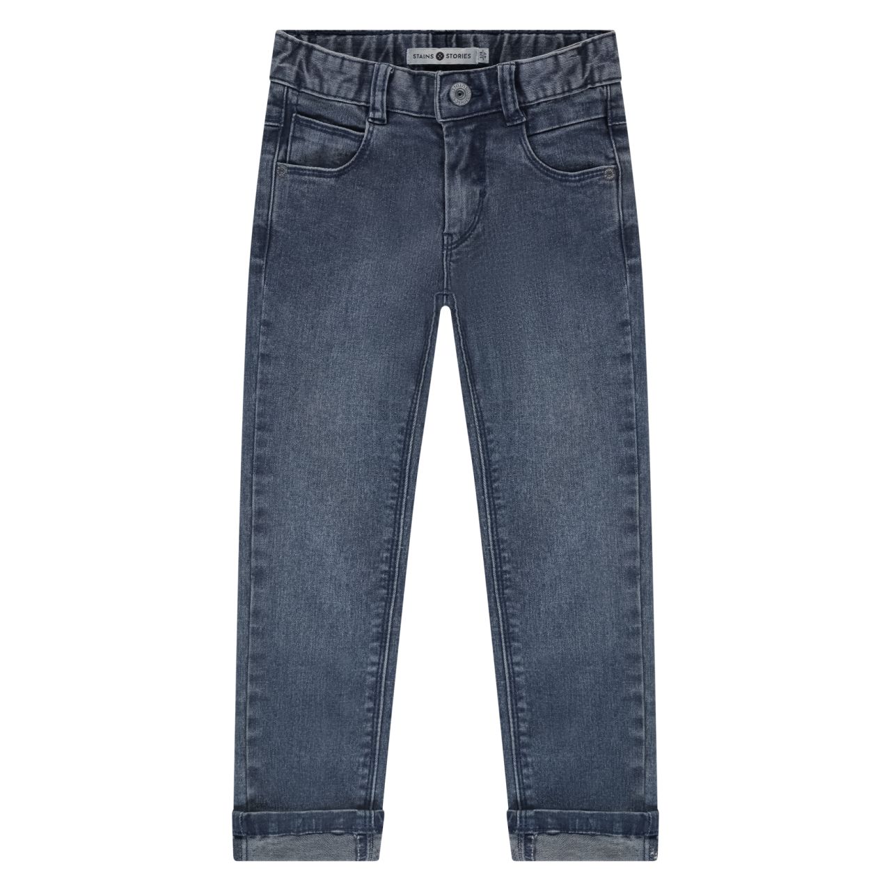 Jeans Junge Stains und Stories dark blue denim Winterkollektion 2025 von Stains und Stories