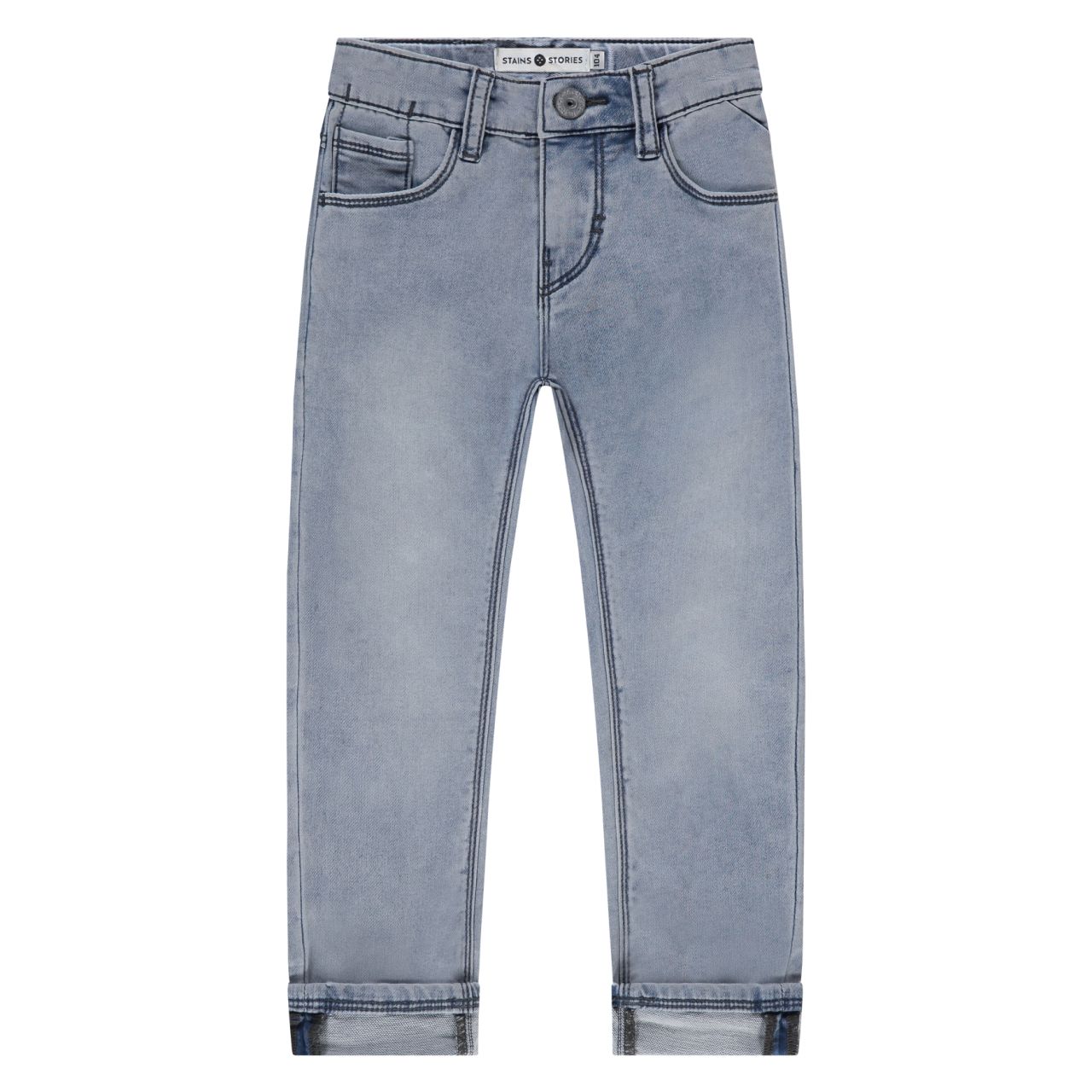 Jeans Junge light blue denim / Stains und Stories von Stains und Stories