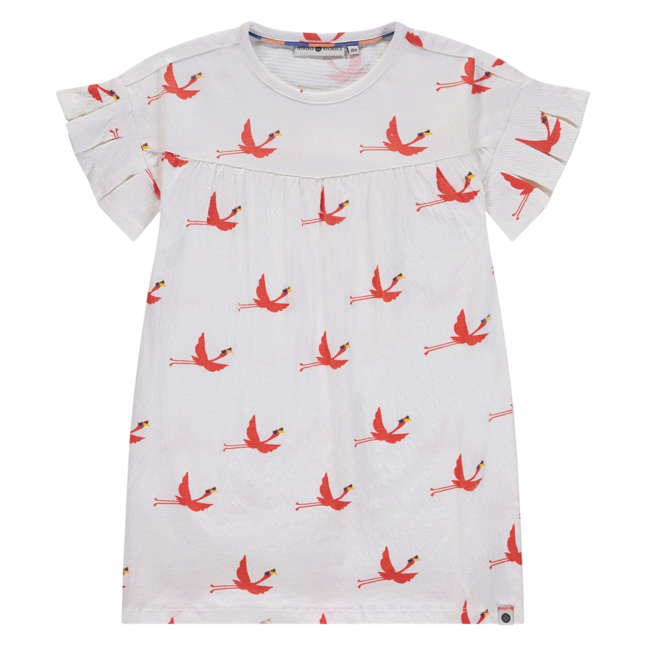 Kleid Crinkle/Musselin Ivory / Stains und Stories von Stains und Stories