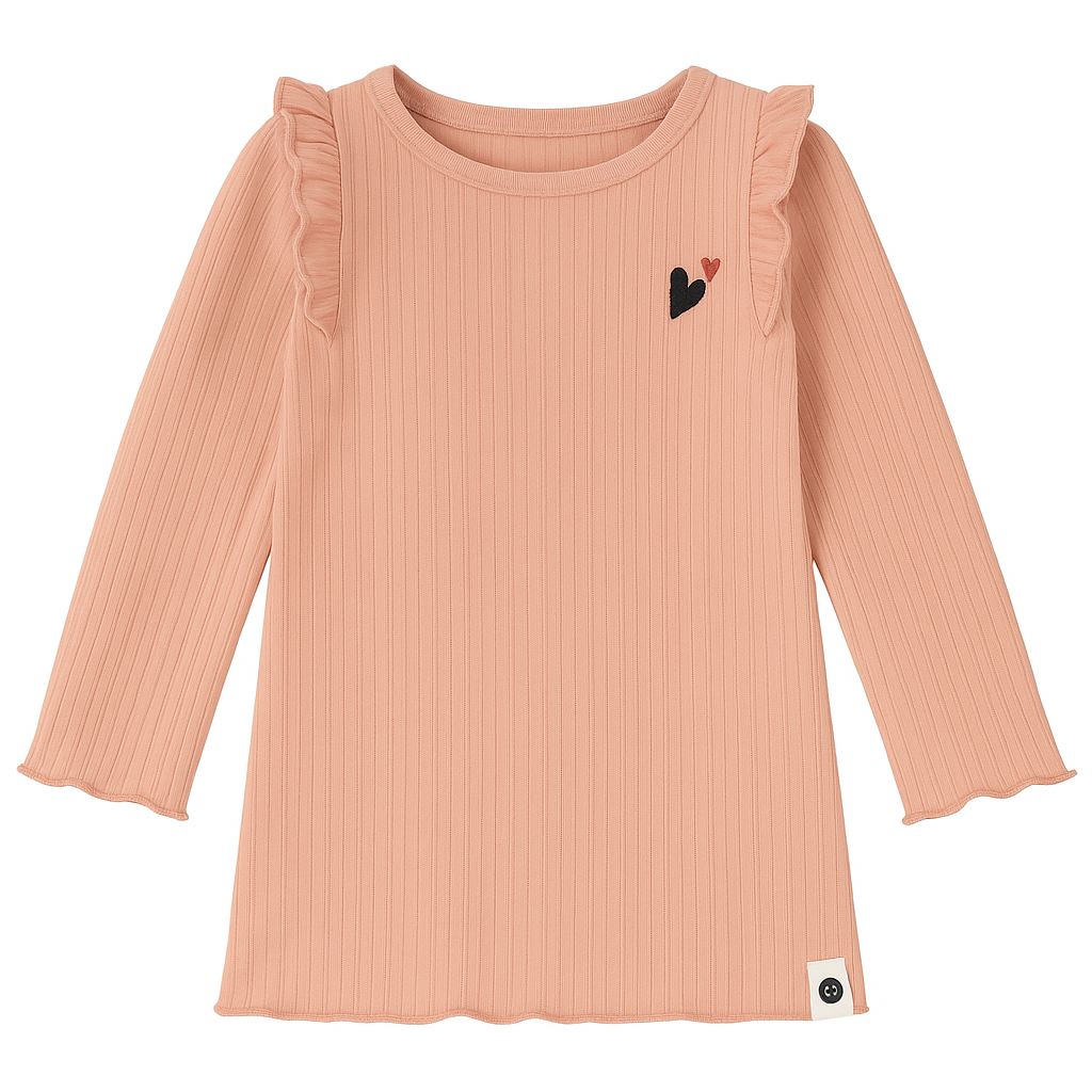 Longsleeve Mädchen Winter Stains und Stories velvet rose von Stains & Stories