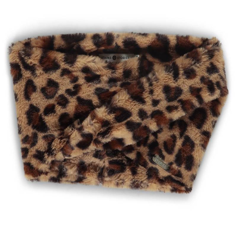 Loopschal Mädchen Stains und Stories Leopard Winterkollektion von Stains & Stories