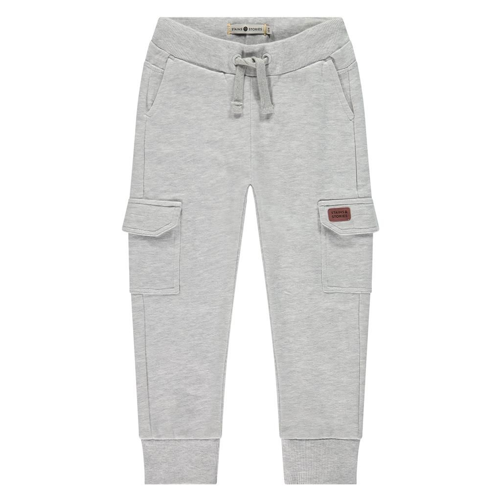 Stains und Stories Babyface Jogginghose Junge light grey Sommer von Stains und Stories