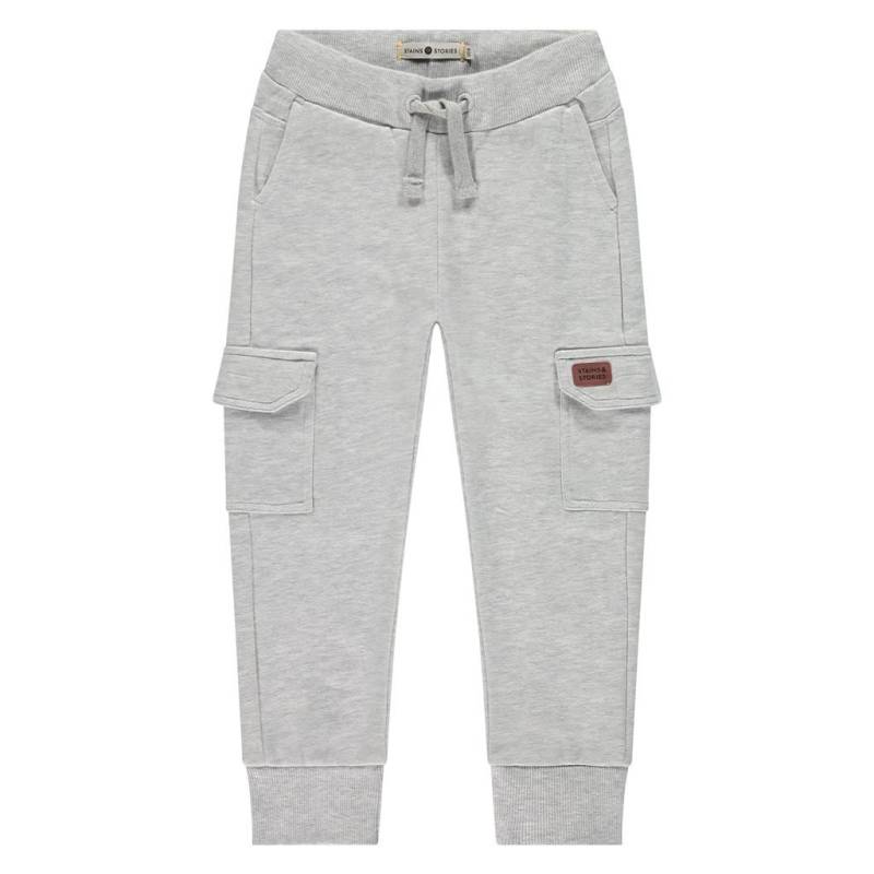 Stains und Stories Babyface Jogginghose Junge light grey Sommer von Stains und Stories