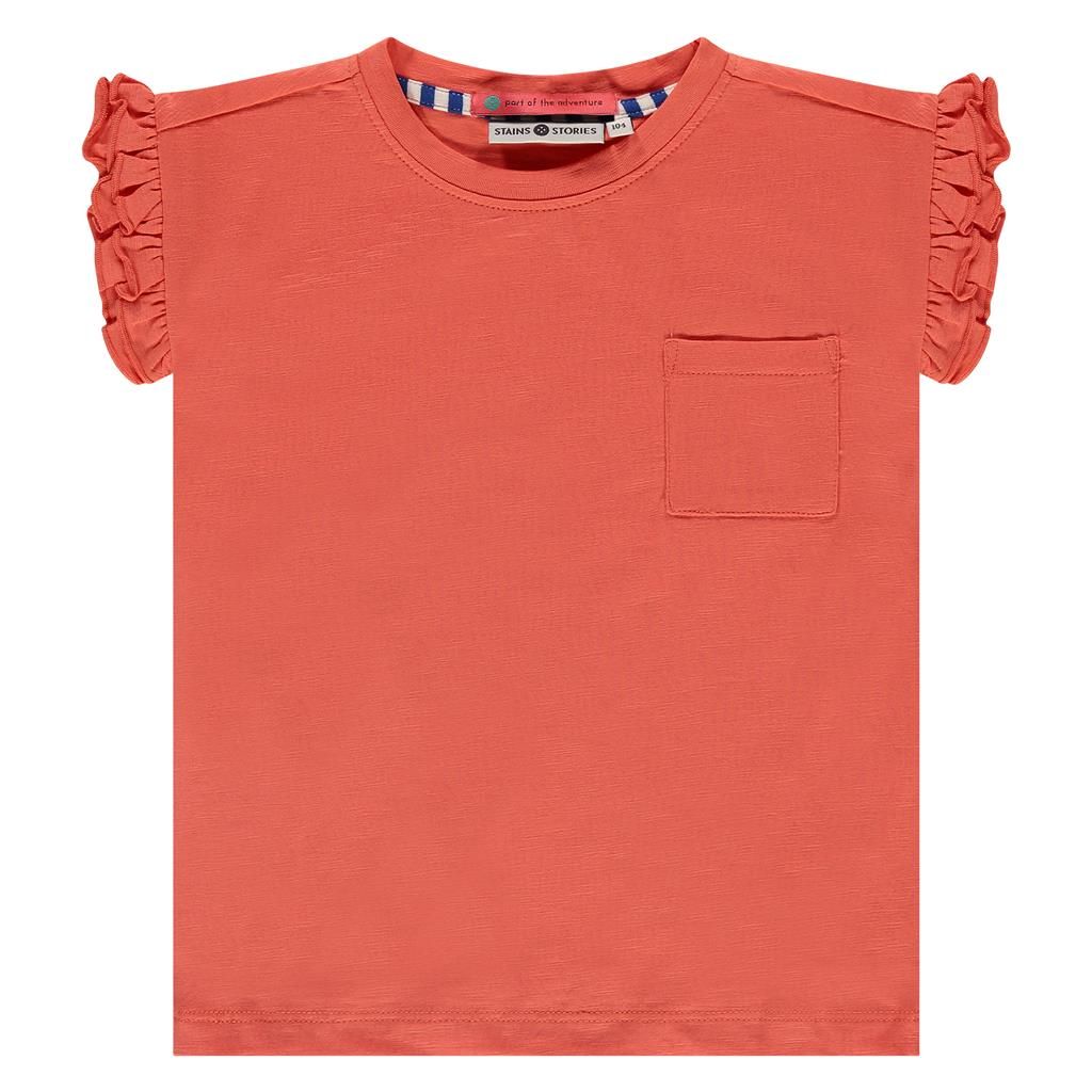 Stains und Stories Babyface Mädchen T-Shirt grapefruit von Stains und Stories
