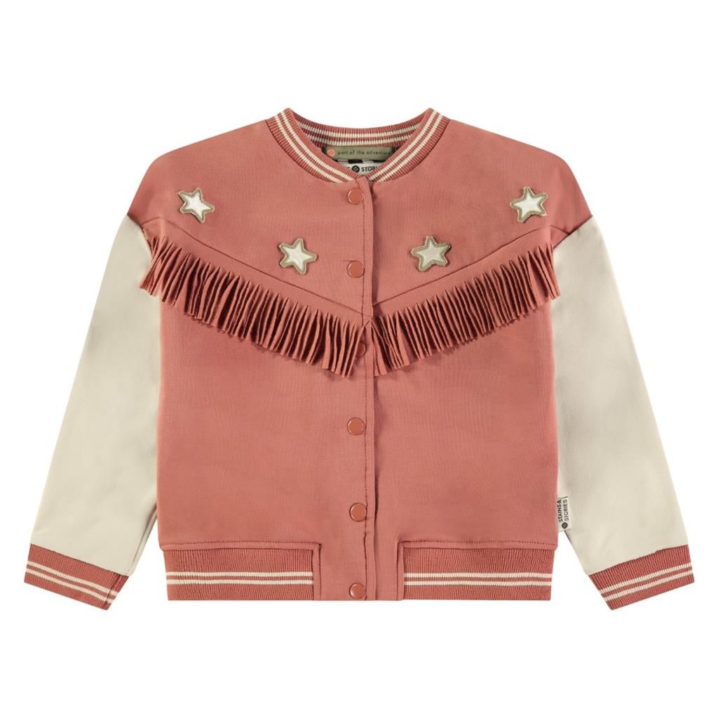 Stains und Stories Cardigan Jacke Mädchen Cowboy Winter von Stains und Stories