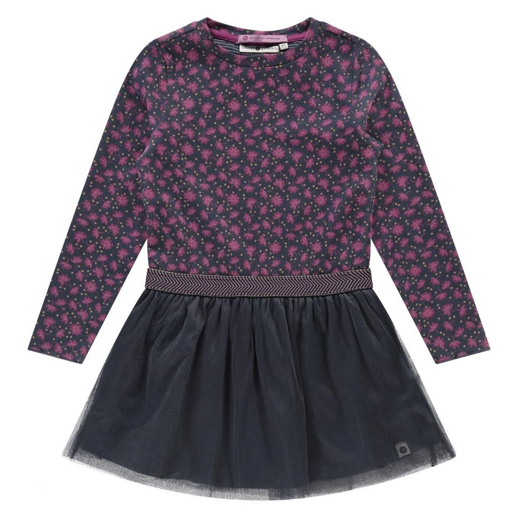 Stains und Stories Kleid mit Tüll dark blue von Stains und Stories