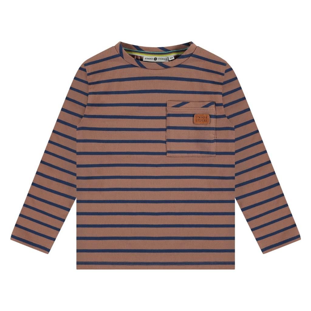 Stains und Stories Longsleeve Junge caramel weich von Stains und Stories