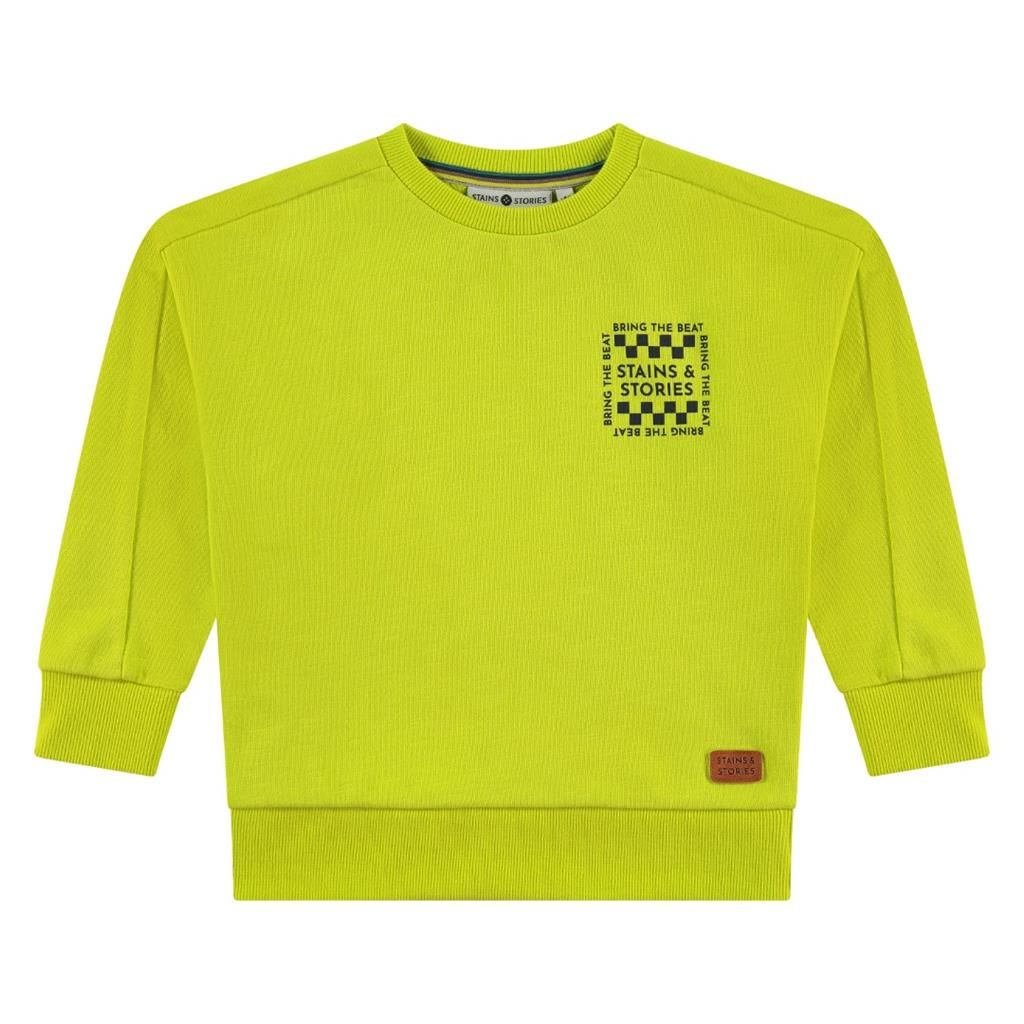 Stains und Stories Sweatshirt Sweater Pullover Junge lemon von Stains und Stories