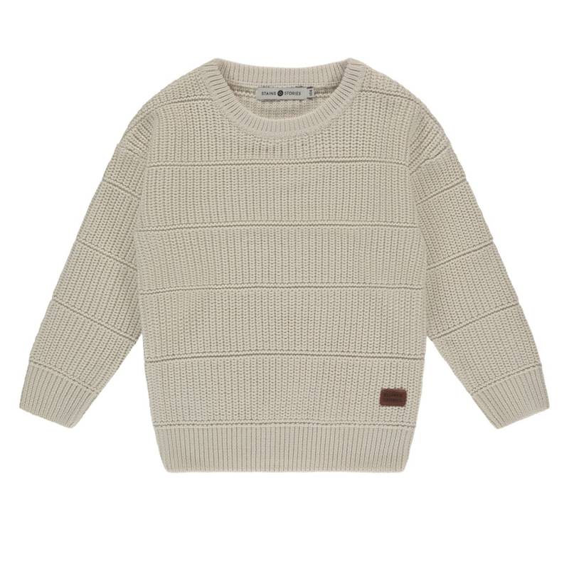 Strickpullover Junge Stains und Stories Winterkollektion Bone von Stains und Stories