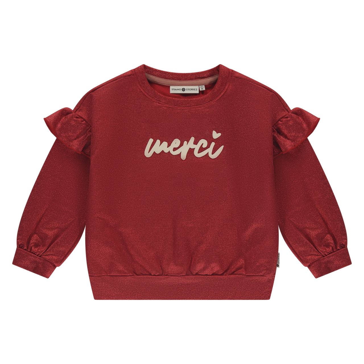 Sweatshirt Mädchen Stains und Stories red Winter 2025 von Stains und Stories
