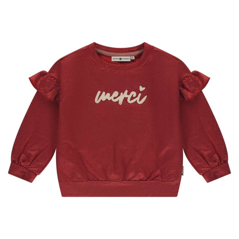 Sweatshirt Mädchen Stains und Stories red Winter 2025 von Stains und Stories