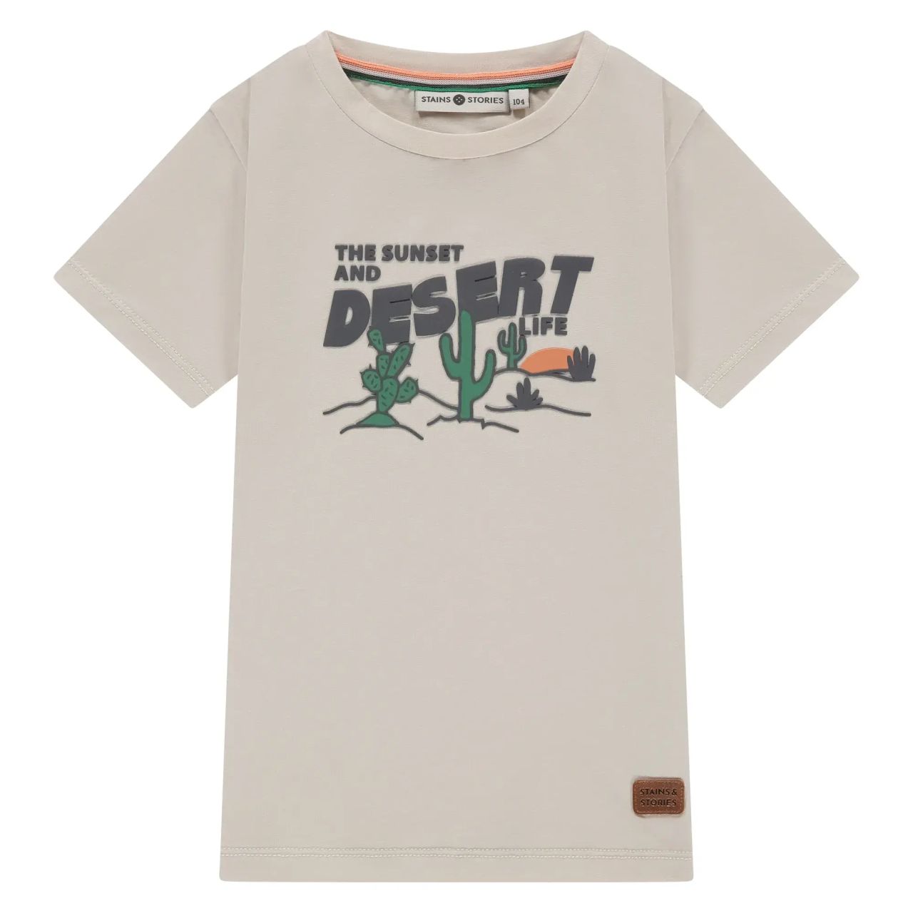 T-Shirt Junge bone Sommer / Stains und Stories von Stains und Stories