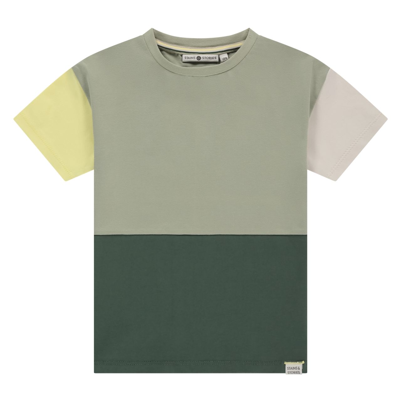 T-Shirt Junge pistachio / Stains und Stories von Stains und Stories