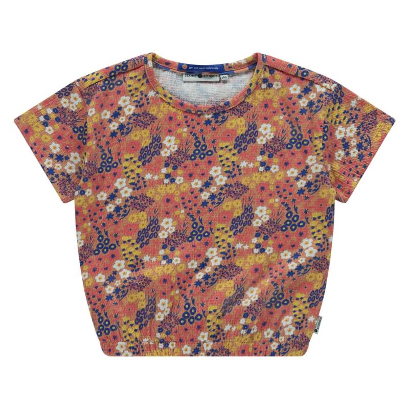 T-Shirt Musselin Mädchen dusty orange / Stains und Stories von Stains und Stories