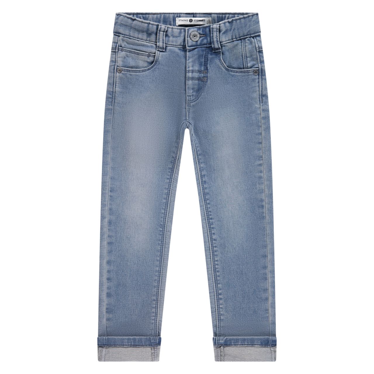 weiche Jeans Junge Stains und Stories Winterkollektion 2025 von Stains und Stories