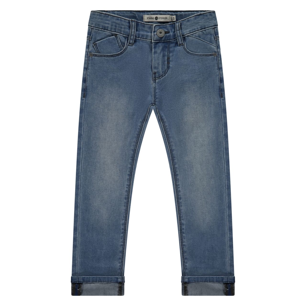 weiche Jeans Junge medium blue denim / Stains und Stories von Stains und Stories