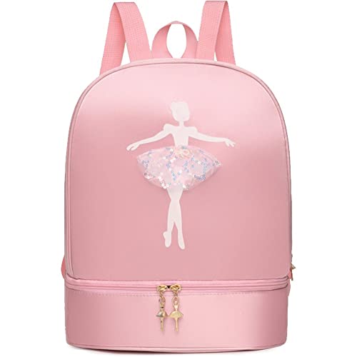 Mädchen Trainingstasche Ballett Schuhe Aufbewahrungstasche Cartoon Prinzessin Pink Ballet Accessoires Für Schulmädchen von Stakee