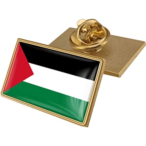 Palästina Flagge Revers Pin Palästina Land Flagge Palästina National Emaille Pin Metal Flaggen Broschen Abzeichen Für Männer Frauen von Stakee
