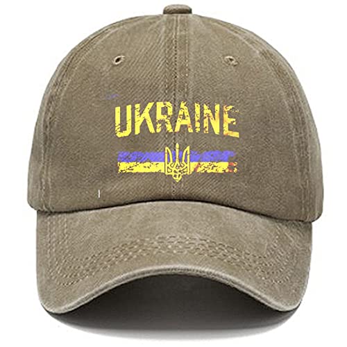 Stakee Ukrainische Baseballkappe Vintage Ukrainische Hut Einstellbare Ukrainische Gedruckte Hüte Verzweifelt Ukraine Hut Für Männer Frauen von Stakee