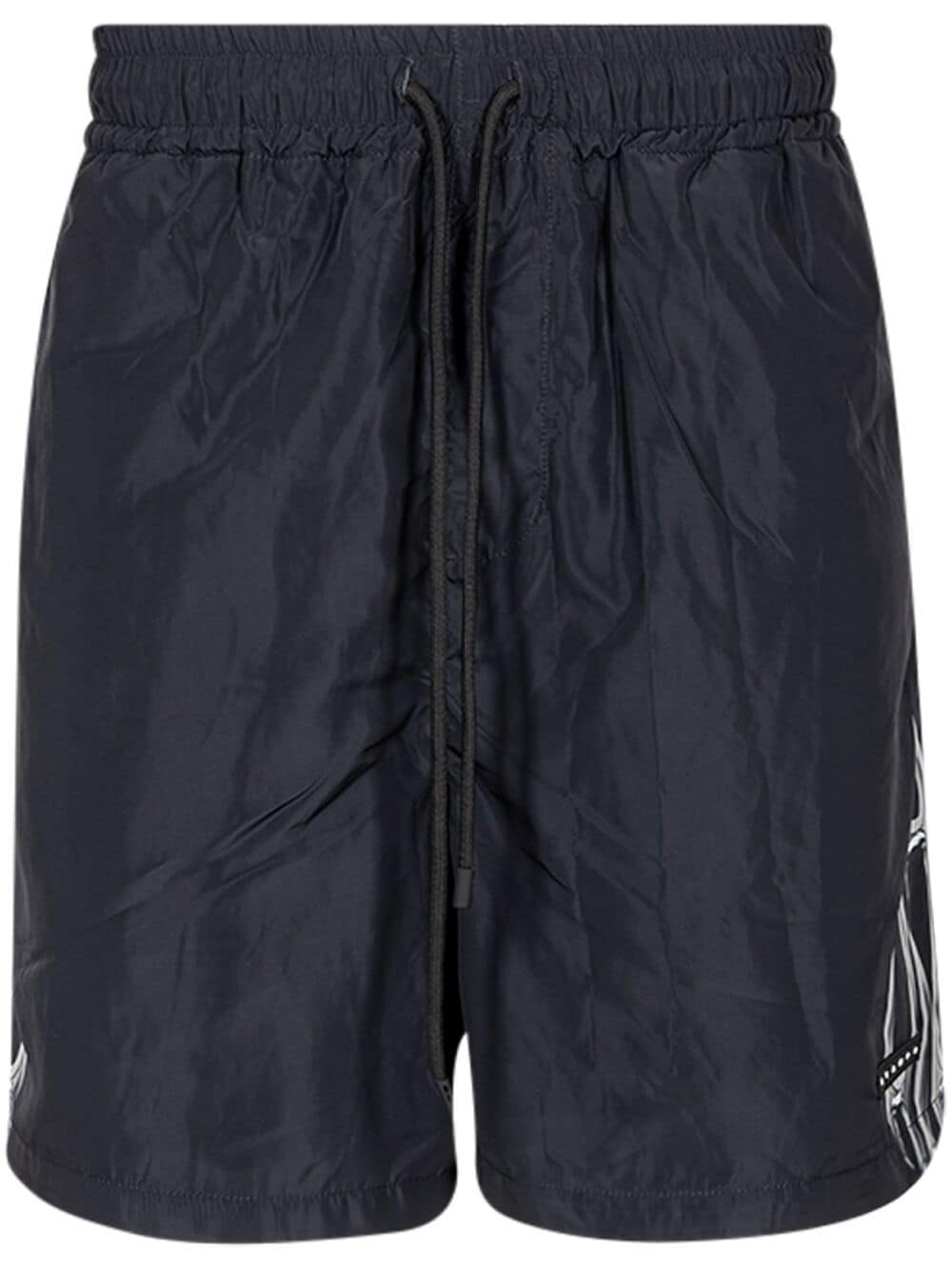 Stampd Sport-Shorts mit Flammen-Print - Schwarz von Stampd