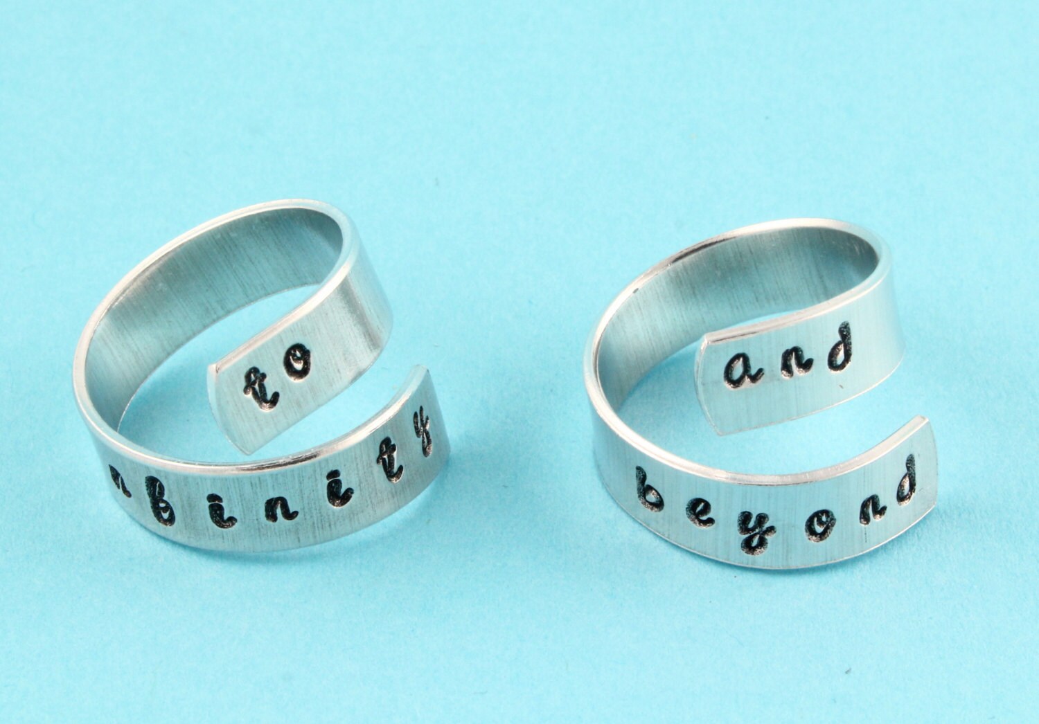To Infinity Ringe - Forever Ring Verstellbare Twist Silberringe Beste Freunde Paare Geschenk Unendlichkeit Und Jenseits To Infinity Ringe - Forever Ring Verstellbare Twist Silberringe Beste Freunde Paare Geschenk Unendlichkeit Und Jenseits von StampinOffThePath