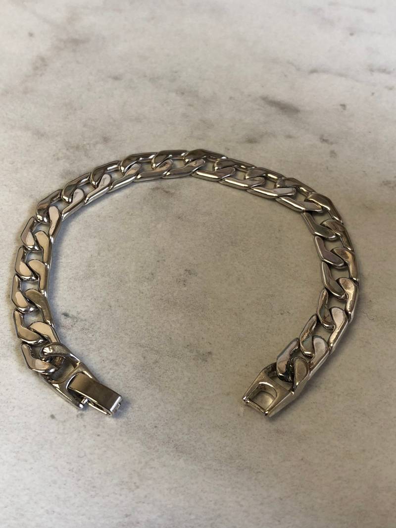 7".... Sterling Silber Unisex Massive Curb Link Armband in 7" Länge Zu Einem Sehr Günstigen Preis von StanPaulJewelry