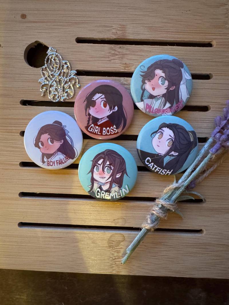 Heaven Officials Blessing Buttons von StanSilversShop