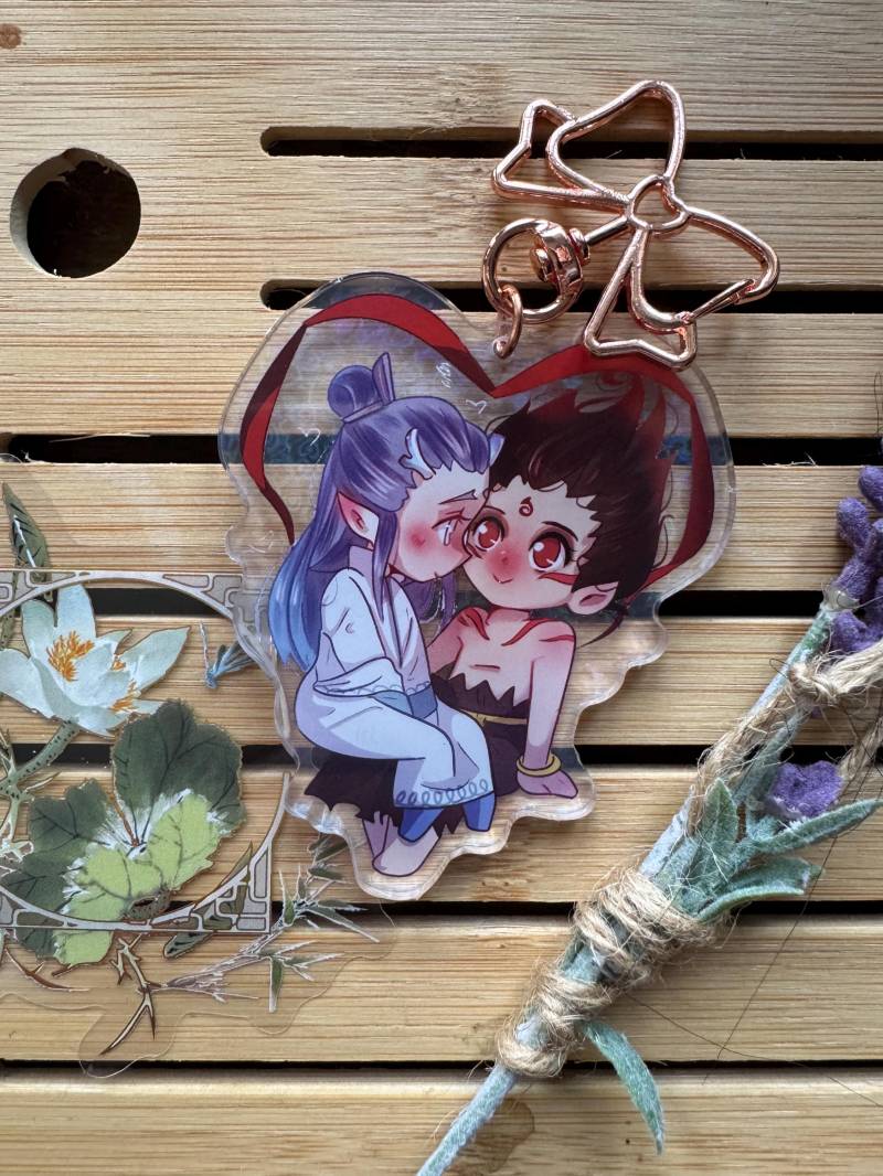 Nezha Keychain von StanSilversShop