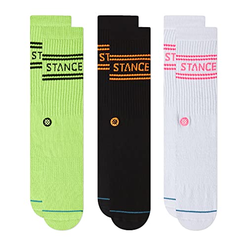 Stance Basic 3er-Pack Crew, Volt, Medium, A556D20SRO von Stance