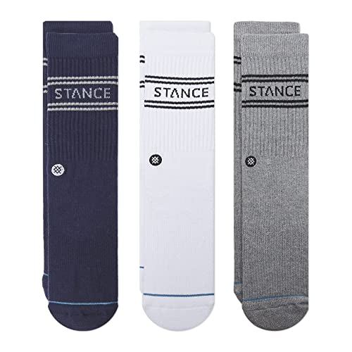 Stance Basic Crew Socken [3er-Pack], navy, Medium von Stance